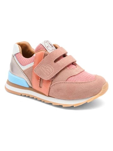 Skórzane sneakersy "Winston" w kolorze jasnoróżowym
