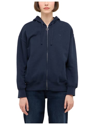 Sweatjacke in Dunkelblau