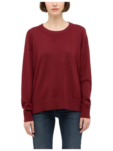Sweter w kolorze bordowym