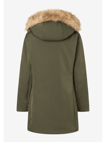 Parka w kolorze oliwkowym