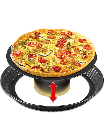 Forma "Tradition" w kolorze czarnym do quiche - Ø 28 cm