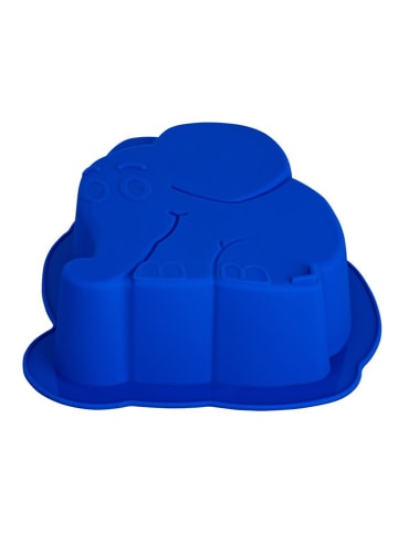 Silikonowa forma "Elephant" w kolorze niebieskim do pieczenia  - 1,2 l