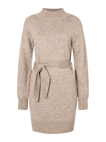 Gebreide jurk beige