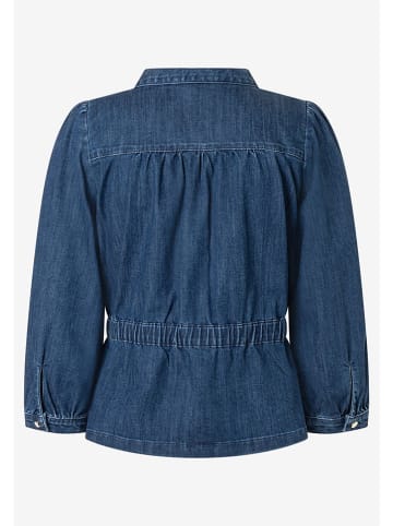 Jeansbluse in Dunkelblau