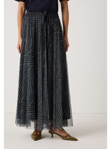 Rok donkerblauw/grijs