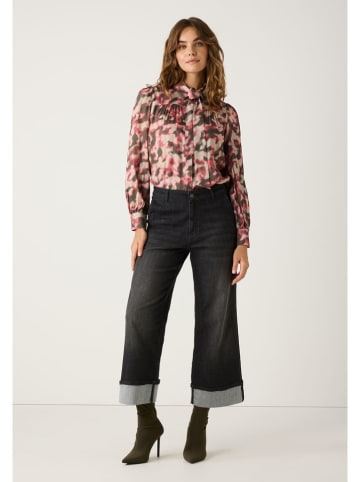 Spijkerbroek - Culotte fit - zwart