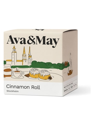 Duftkerze "Cinnamon Roll" in Hellbraun - 220 g