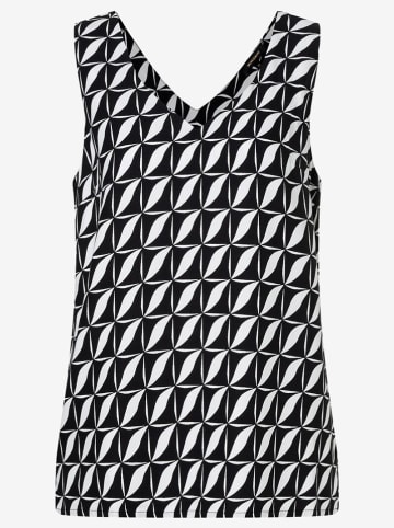 Blouse zwart/wit