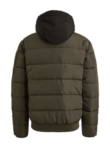 Steppjacke in Khaki