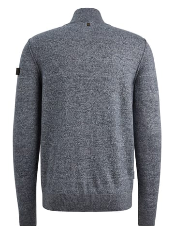 Cardigan in Blau/ Grau