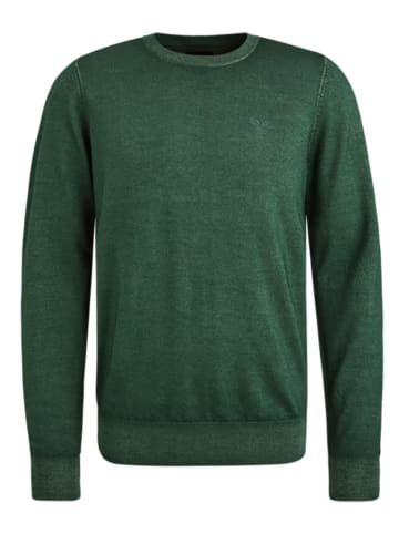 Wollpullover in Dunkelgrün