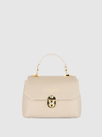 Leren handtas "Florentine" crème - (B)21,5 x (H)16,5 x (D)12,5 cm