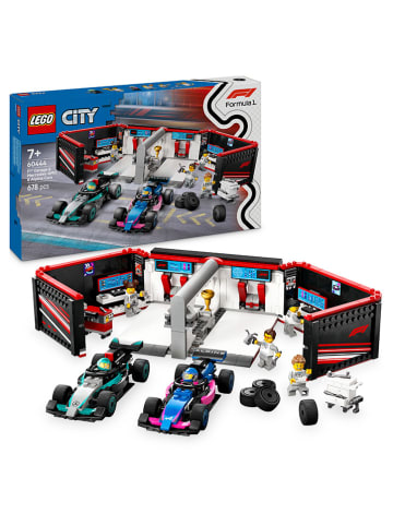 LEGO® City F1® Garage met Mercedes-AMG & Alpine racewagens - vanaf 7 jaar