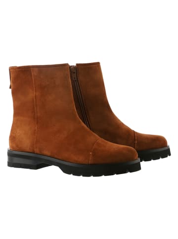 Leder-Boots "Theo" in Hellbraun