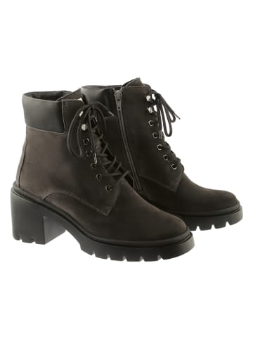 Leder-Boots "GIA" in Anthrazit