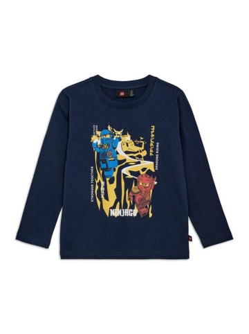 Longsleeve in Dunkelblau