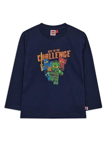 Longsleeve in Dunkelblau