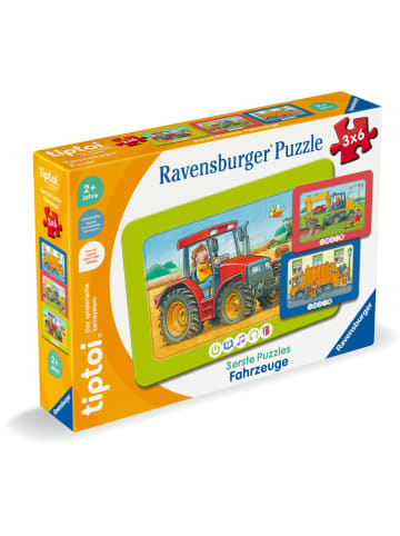 3x 6tlg. Puzzle "Eerste Puzzles: Fahrzeuge" - ab 2 Jahren