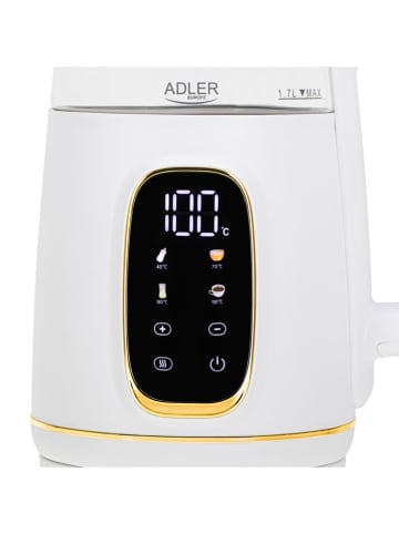 Czajnik "AD 1305" w kolorze złoto-białym - 1,7 l