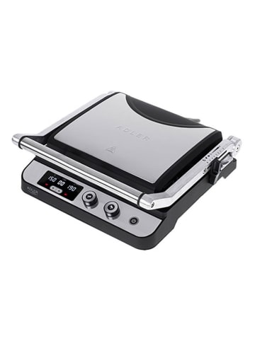 Grill stołowy "AD 3059" w kolorze srebrnym