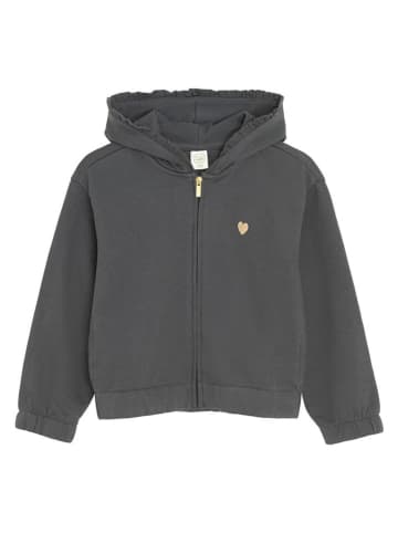 Sweatjacke in Grau