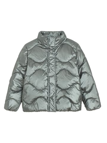 Winterjacke in Silber