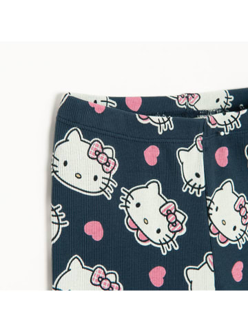 Legginsy w kolorze granatowym