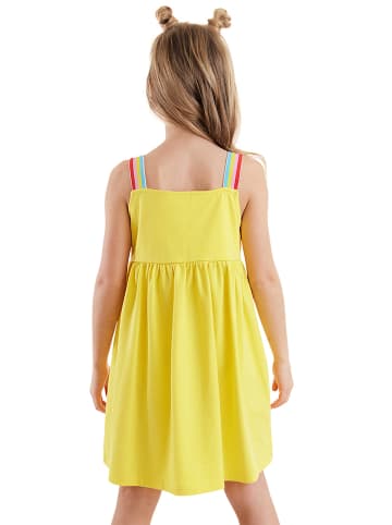 Jurk "Bee Happy" geel