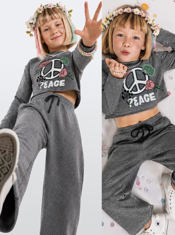 2tlg. Outfit in Anthrazit