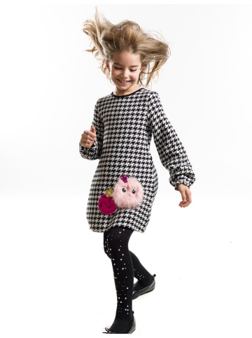Kleid "Zizi" in Schwarz/ Weiß
