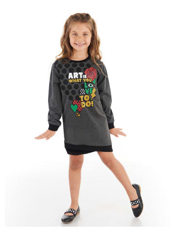 Jurk "Art Love" antraciet