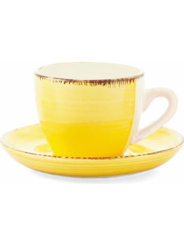 Filiżanki (6 szt.) "Baita" w różnych kolorach do espresso - 90 ml