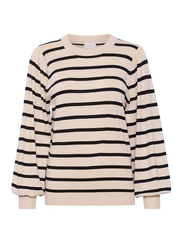 Pullover "Mala" in Creme/ Schwarz
