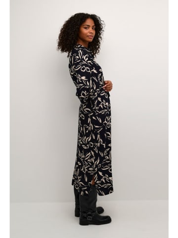 Kleid in Schwarz/ Creme