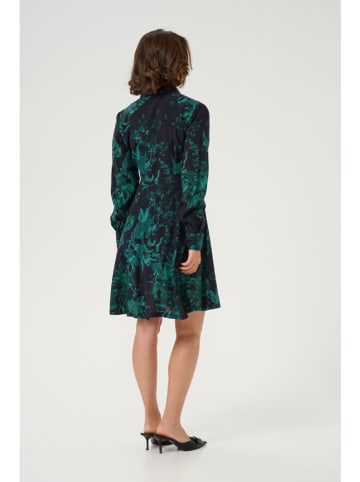 Jurk zwart/groen