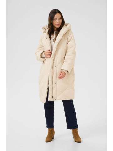 Wintermantel beige
