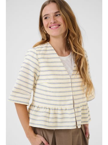 Vest wit/geel