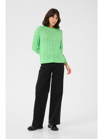 Sweter w kolorze zielonym
