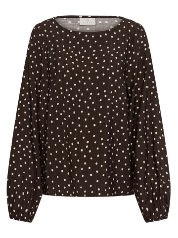 Bluse in Braun