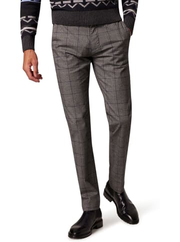 Chinobroek zwart/donkerblauw