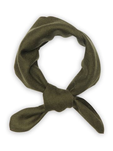 Kasjmieren doek "Nosara" kaki - (L)56 x (B)56 cm