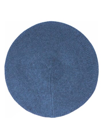 Kaszmirowy beret "Paris" w kolorze niebieskim