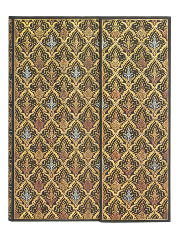 Notatnik "Destiny" w kolorze złoto-brązowym w linie - 18 x 23 cm