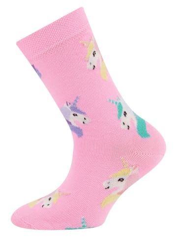 6er-Set: Socken in Pink/ Grau/ Lila