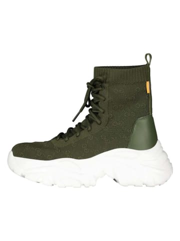 Botki "Obask" w kolorze khaki