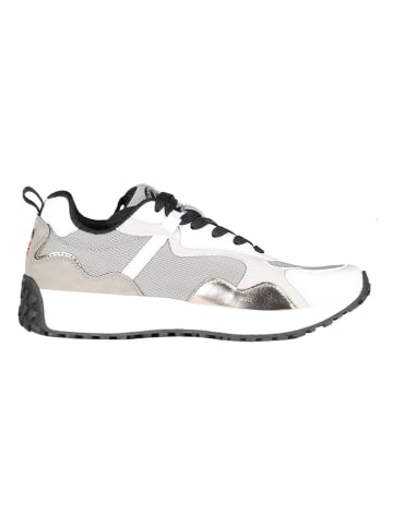 Sneakersy "Osilver" w kolorze biało-szarym