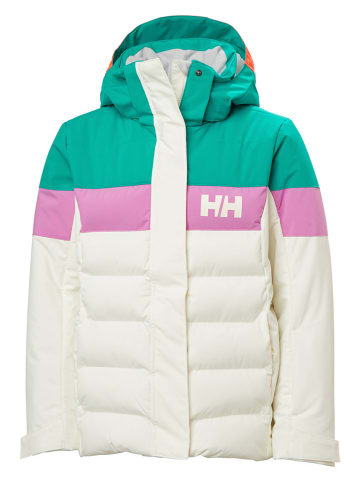Ski-/Snowboardjas "Diamond" crème/paars/turquoise