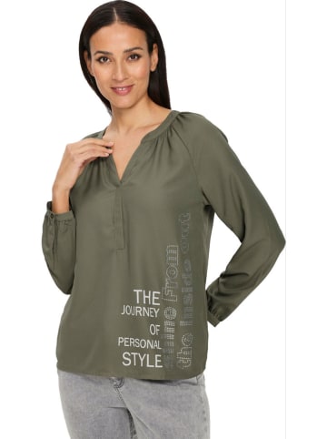 Bluse in Khaki