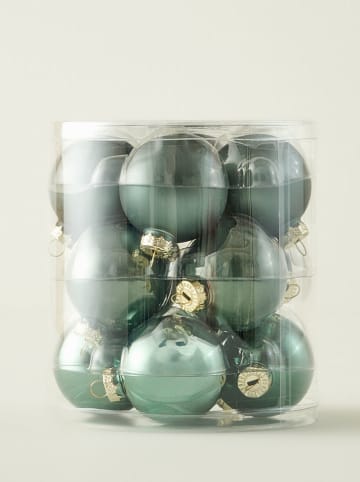 Bombki (12 szt.) w kolorze morskim