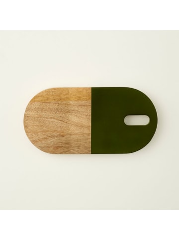 Serveerplateau "Irene" bruin/groen